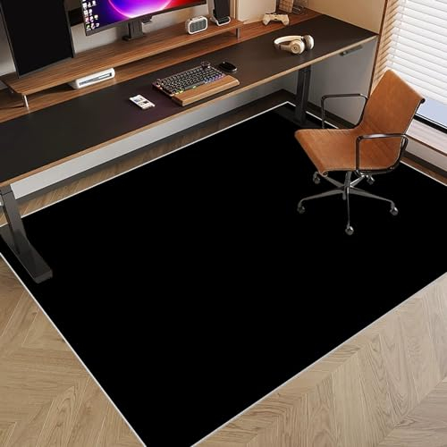 90 x 120 cm Bürostuhl Unterlage | Gaming Bodenmatte | Bodenschutzmatte | Bodenschutzmatte Bürostuhl | Schreibtischstuhl Unterlage | Verbesserte Version - Mehrzweck-Stuhlteppich für zu Hause