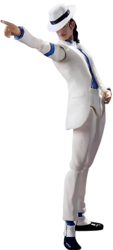 Keyhvao Figura di Michael Il Signore della Danza Modello Postura in Piedi Moonwalk Jackson Figure Artrosi Tunable Decorazione Materiale PVC Regalo per Desktop, Fans, Unisex