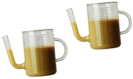 COLLBATH 2pcs Oil Kettle Scale Heat-Resistant Cold Water Kettle Juice Pot Simple Cold Water Container Food-Safe Material