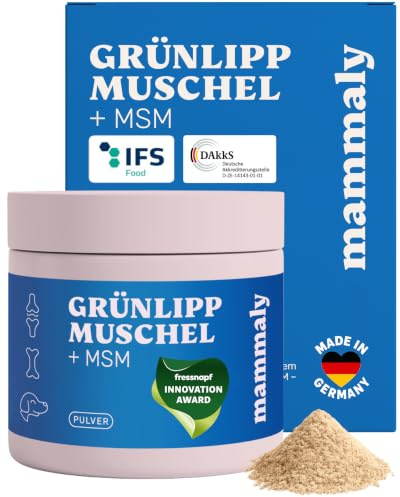 mammaly NEUHEIT 2026: Grünlippmuschel + MSM Gelenk-Komplex (bis 60 Tage)