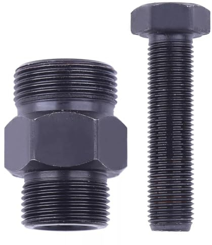 Whychstore Estrattore per volano, strumento di rimozione del volano per motosega da 5,1 cm, per MS020T MS200T 026, kit estrattore volano in metallo con filettatura da 22 mm e 26 mm