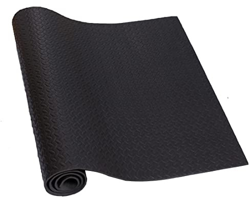 Tappetino Palestra 200x100cm–EVA 7mm Silenzioso Antivibrazione, Protezione Pavimento fino a 250kg–Per Tapis Roulant, Cyclette, Vogatore e Rulli Bici–Facile da Arrotolare, Impermeabile e Resistente