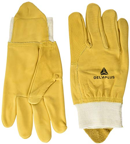 Deltaplus DPCBHV210 Handschuh Aus Wasser Abweisend Behandeltes Rindsnarbenleder, Kamel, Größe 10