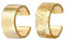 Elli Ohrringe Damen Earcuff Set Breit Basic Gehämmert in 925 Sterling Silber