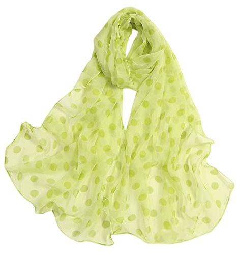 FAIRYGATE Schal Grün Damen Halstücher für Damen Seidenschal Damen Warm Weich Seidentuch Künstlerische Eleganten Als Stola Halstücher Sonnenschut Ganzjährig A4821