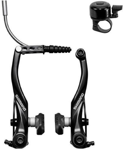 Shimano V-Brake ALIVIO BR-T4000 Felgenbremse Set schwarz inkl. Fahrradklingel