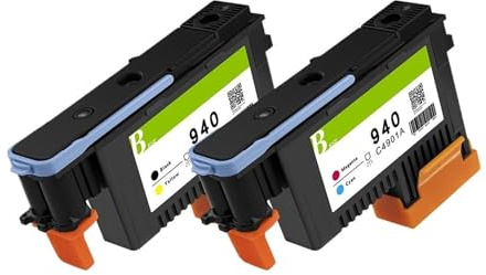 2 Packungen 940 Druckkopf C4900A C4901A Druckkopf Kompatibel mit HP Officejet Pro 8000 8500 8500A 8500A Plus 8500A Drucker