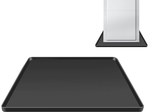 Alfombrilla Para Frigorífico, Alfombrilla De Silicona, 60x60x1cm, Para Frigorífico Con Borde Elevado, Protector De Suelos Bajo Electrodomésticos Recogegotas Para Aire Acondicionado Y Lavadora