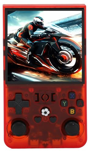Zerodis 4 Inch Retro Game Console Double Joystick Open Source Game Player for Portable Gaming Player (64GB)