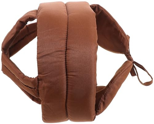 Kisangel Sombrero Protector Anticaídas para Ancianos Ajustable, Gorro de Parachoques de Algodón Transpirable Orejeras, Casco de Seguridad Cómodo para Uso en Casa, 1 Unidad