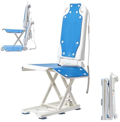 Sollevatore Da Vasca Elettrico Poltrona elevatrice elettrica leggera per anziani e disabili, capacità di 300 libbre, altezza regolabile, per uso domestico