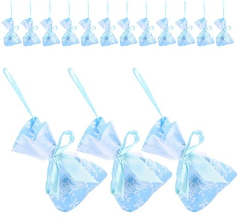 ZUNOXAZ 20pièces Sacs Vides pour Lavande Petits Sacs Filet Sachets Parfumés à Cordon Pochettes pour Loisirs Créatifs Rangement de Voyage et Cadeaux Invités