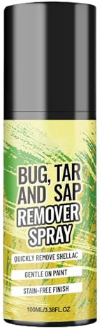 Spray Detallado para Coche | 100 ml de Acción Rápida Multiusos,Quitamanchas de Alquitrán para Coches,Resina Grasa Excrementos Pájaros Camión Camioneta Sedán Moto