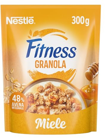 FITNESS Granola Miele con Avena e Cereali Integrali 300g