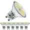 EACLL GU10 LED Tageslichtweiß 6.5W Ersetzt 100W Halogen Leuchtmittel, 6er-Pack. 790 Lumen 5000K Birnen, AC 230V Flimmerfrei Strahler, Abstrahlwinkel 120° Spot, Nicht Dimmbar Kürzer Reflektorlampen