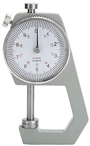 Kuuleyn Probador De Espesor De Herramienta De Calibre De Metal Medidor De Espesor De 0 A 20 Mm Medidor De Medición De Espesor Preciso Probador para Papel De Reloj De Joyería