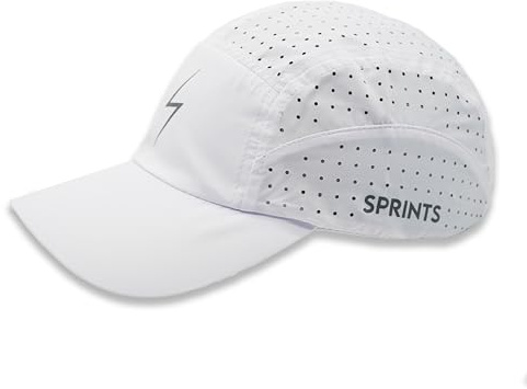 Sprints Race Day Performance HyperG Racing Cap | The Lightweight, Quick Dry, Running, Sport Hat, One Size, Unisex (St. Regis Release Flash Reflective)