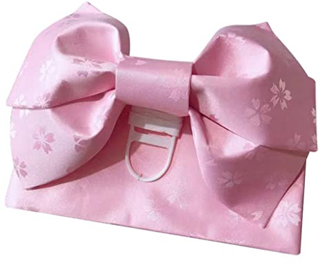 UxicRuya Ceinture Japonaise Traditionnelle pour Enfants Obi en Soie Noire