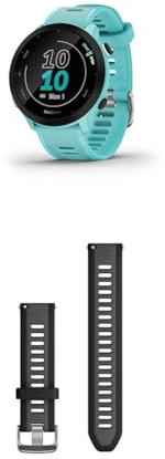 Garmin Forerunner 55 – GPS Running Watch with 1.04“ Always-On Color Display Index S2, Smart Scale