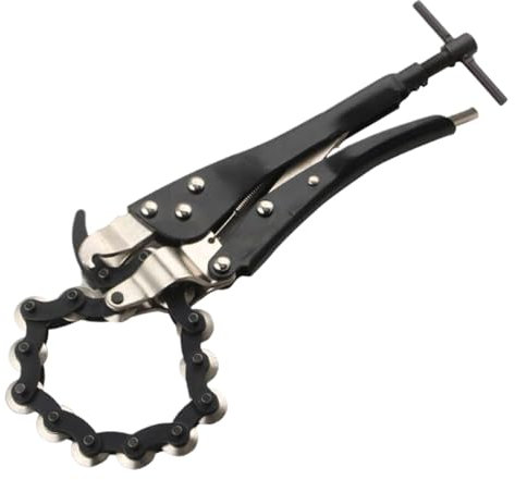 Coupe-pipes En Fonte, Outil De Coupe De Tuyaux Avec Chaîne, Coupe-pipes À Rouleaux Multiples, Ajustable, Roues Lubrifiées, Résistant À L'usure Et À La Rouille, Pour Coupes D'échappement Efficaces