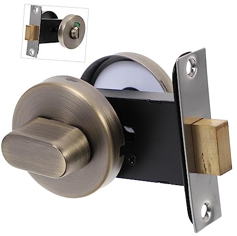 Tofficu Cerradura Inoxidable Cerradura De Puerta Pestillo De Ducha Indicador De Ocupado