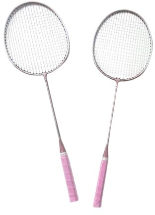 CaFfen Badminton Set Set da Badminton 2 Pezzi, Racchetta Sportiva Durevole for Allenamento Professionale e Tempo Libero
