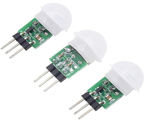 AS312 Mini Pyroelectric PIR Human Sensor Module PIR Infrared IR Sensor Body Manual Motion Infrared IR Detector 3pcs
