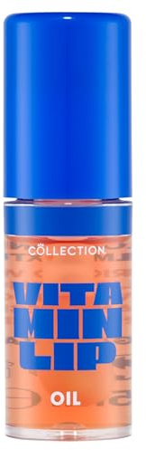 Collection Cosmetics Vitamin Lip Oil, Moisturising High Shine Lip Oil, Non-Sticky, Doe Foot Applicator, Enriched with Vitamin C, Grapefruit Scent, 5ml