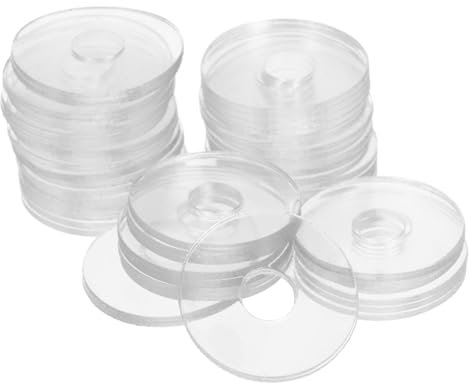 CIYODO 50piezas Junta Transparente De Vinilo Arandelas Para Manijas De Ducha Arandelas De Fijación De Tornillos Para Accesorios