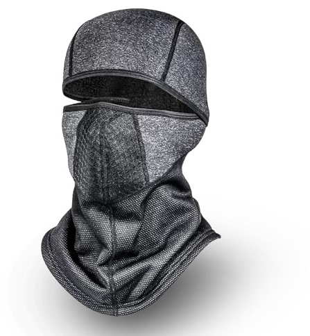ZEOXUER Vinter balaclava svart för män och kvinnor, motorcykel balaclava termo vindtät helansiktsmask skidmask universell storlek