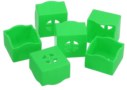 PATIKIL Krithållare för pool, 9-pack biljardkrita förvaringshållare bärbar kö krithållare biljardbord, tillbehör för pool, krita, grön