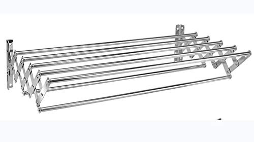 Porte-serviettes télescopique à longueur variable pour salle de bain et extérieur