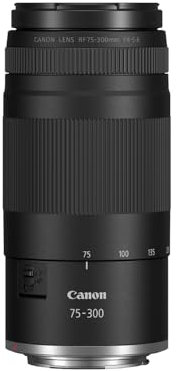Objectif Canon RF 75-300mm F4-5.6 | Téléobjectif Zoom pour la Photographie animalière & Sportive | Moteur de Mise au Point Automatique & Traitement Super Spectra | Compatible avec Les Canon EOS R
