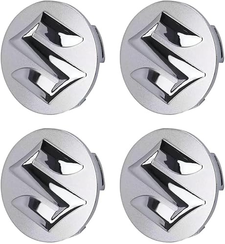 XINGCI 4pcs Tapas para ABS Llantas para Suzuki Swift III Bj. 2005-2010, Llantas Accesorios Decorativos, Tapas Centrales De Rueda Tapones De Rueda Reemplazo (OD 54mm)