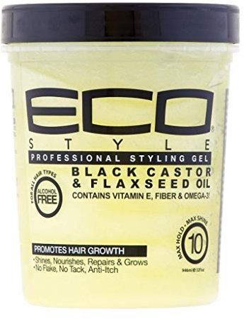 ECO - Gel tenuta extra, ricino nero e olio di lino, 946 ml