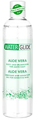 Waterglide Gel lubrificante e da massaggio all'aloe vera | Condom-friendly e skin-friendly | Effetto di lunga durata | 100 ml di gel per il sesso e i sex toys | Dermatologicamente testato