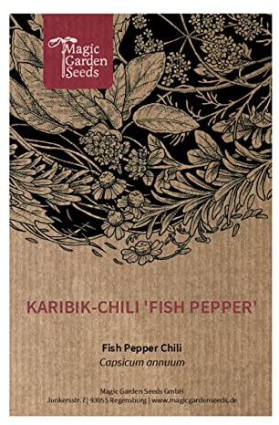 Karibisk chili 'Fiskpeppar' (Capsicum annuum) - ca. 10 frön