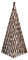 Pflanzen-Kletterunterstützung, Tipi, Pflanzenspalier, Pyramiden-Rankgitter für Pflanzen, Rankgitter für Kletterpflanzen, selbststehender Tipi-Pflanzenschutz für Pflanzen zum Schutz und Dekorieren