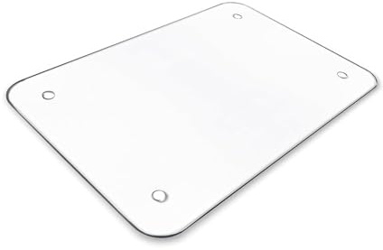 Pagnanno. Chopping Board-Catering Cutting Set-Kitchen Board-Glass Worktop Savers-Sink Chopping Board-Large-Worktop Protectors Heat Resistant- Clear Design (Design 11, 30 x 20 cm (Pack of 1))