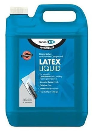 Bond IT 5L Flooring Compound LevelMaster Acrylic Liquid Latex Floor Levelling Standard Self-Levelling
