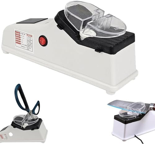 Profesional De Afilador De Cuchillos Eléctricos | Accedente De Tijera Recargable Con Cubierta Protectora, Afilado Rápido Totalmente Automático, Accesorios Para Restaurantes De Cocina En El Hogar