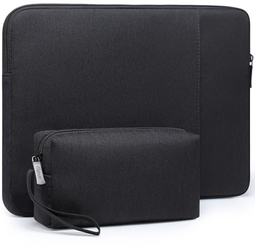 HYZUO 17-17,3 Pulgadas Portátil Funda Set para 17 17,3 HP/Lenovo/DELL/ASUS/Acer/LG/MSI Gaming Laptop/Razer Blade 17/18, Bolsa Protectora para Hombre Mujer, Negro