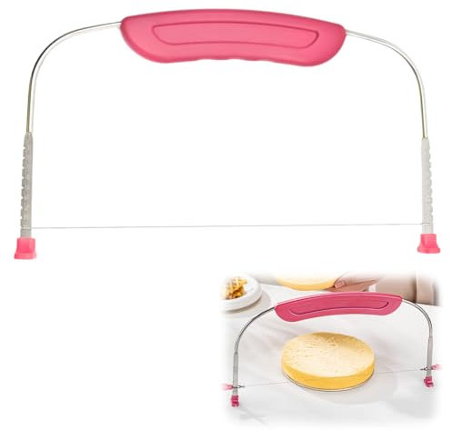1 Stück Tortenschneider Tortenbodenschneider,Kuchenschneider Tortenteiler,Tortensäge Kuchenteiler,Torten Schneidehilfe,Kuchen Schneidehilfe,Tortenschneider Draht,Tortenbodenteiler Schneiden