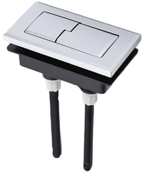 Bouton de réservoir de toilette double flux, interrupteur de chasse d'eau, accessoire de rechange pour la maison, le bureau, l'hôtel (B2 rectangulaire)