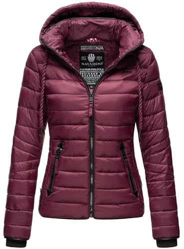 Navahoo Giacca trapuntata da donna giacca di mezza stagione primavera B650, rosso vivo, S