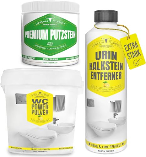 SPARSET WC Schaum als WC Reiniger + Putzstein extrem ergiebig als Universalreiniger + Urinsteinentferner URBAN FOREST