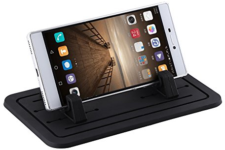 TKSE Autotelefonhalter, Universal Silikon Gel Auto Armaturenbrett Handyhalterung, Verstellbare Telefonhalterung für die meisten Mobiltelefone