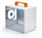SGPC K66 Lite Boîtier de jeu PC compact Mini-ITX 8,4 L/Refroidisseur de processeur 135 mm et support GPU 240 mm et bloc d'alimentation SFX/panneau latéral en verre trempé/1 ventilateur ARGB