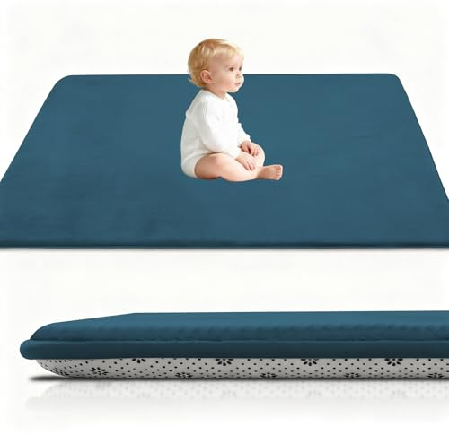 Områdesmatta barnmatta för flickor pojkar, gång krypmatta, tatamimatta pedagogiskt klassrum barnkammare sovrum lekmatta, halkfri vardagsrumsgolvmatta 150 x 150 cm