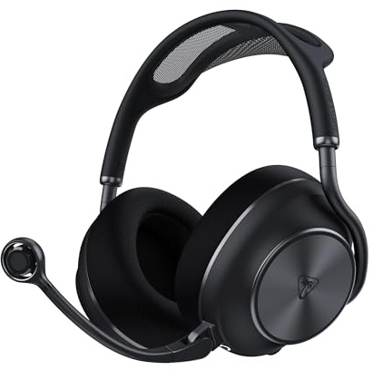 Turtle Beach Stealth Pro II Premium Wireless Gaming Headset for Xbox Series X|S, PS5, PS4, PC - Hi-Res Audio, Dolby Atmos, Active Noise Cancellation, Simultaneous Bluetooth, 24-bit Audio - Black